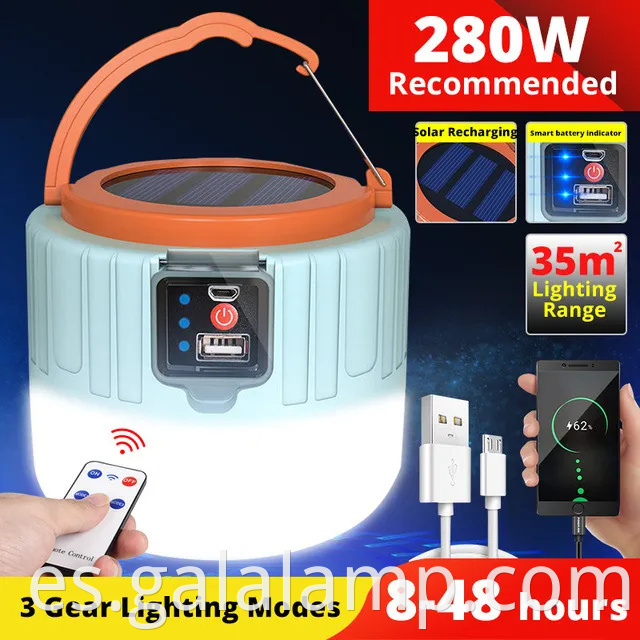 Luz de emergencia LED recargable para uso en el hogar y seguridad